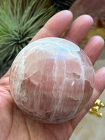 444g Rose Calcite Sphere