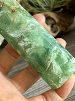 Green Feather Fluorite, Snowflake Fluorite