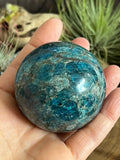 332g Blue Apatite Sphere