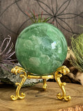 433g Blue Green Fluorite Sphere