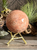 Peach Moonstone Sphere