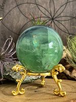 433g Blue Green Fluorite Sphere