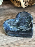 Dumorterite Heart Shaped Dish