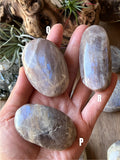Moonstone and Sunstone Palm Stones
