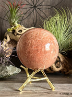 Peach Moonstone Sphere