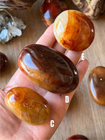 Carnelian Palm Stones