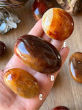 Carnelian Palm Stones