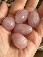 Mini Rose Quartz Eggs