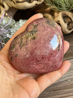 Rhodonite Heart