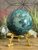 332g Blue Apatite Sphere