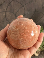 Peach Moonstone Sphere