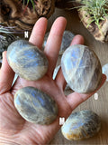 Moonstone and Sunstone Palm Stones