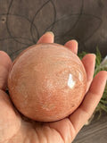 Peach Moonstone Sphere