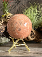 Peach Moonstone Sphere