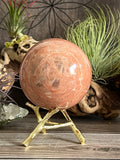Peach Moonstone Sphere