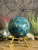332g Blue Apatite Sphere