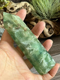 Green Feather Fluorite, Snowflake Fluorite