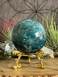 332g Blue Apatite Sphere