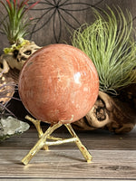 Peach Moonstone Sphere