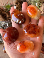 Carnelian Palm Stones