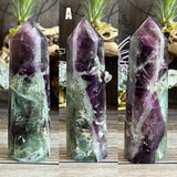 Rainbow Feather Fluorite Tower