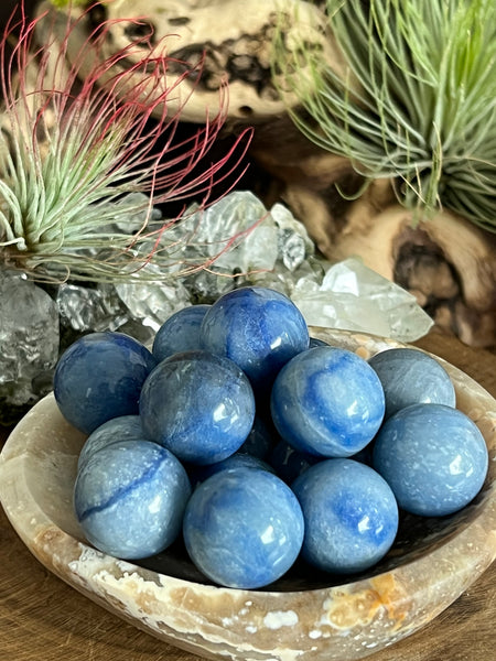 Mini Blue Aventurine Spheres