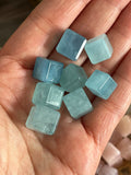 Mini Morganite Aquamarine Cube