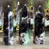 Rainbow Feather Fluorite Tower