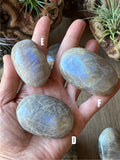 Moonstone and Sunstone Palm Stones