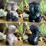 3" Goddess, Female Figures, Pregnant Female Figures, Fuller Female