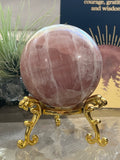 444g Rose Calcite Sphere
