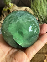 433g Blue Green Fluorite Sphere