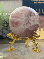 444g Rose Calcite Sphere