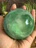 Green Fluorite Sphere
