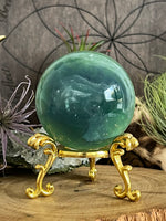 433g Blue Green Fluorite Sphere