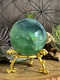 433g Blue Green Fluorite Sphere