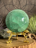 Green Fluorite Sphere