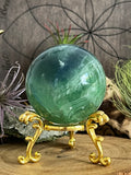 433g Blue Green Fluorite Sphere