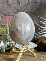 431g Blue Rose Quartz Egg