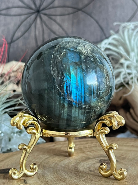 298g Labradorite Sphere