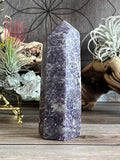 447g Natural Lepidolite Tower