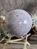1599g Creamy Purple Ocean Jasper Sphere