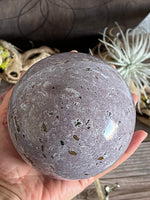 1599g Creamy Purple Ocean Jasper Sphere